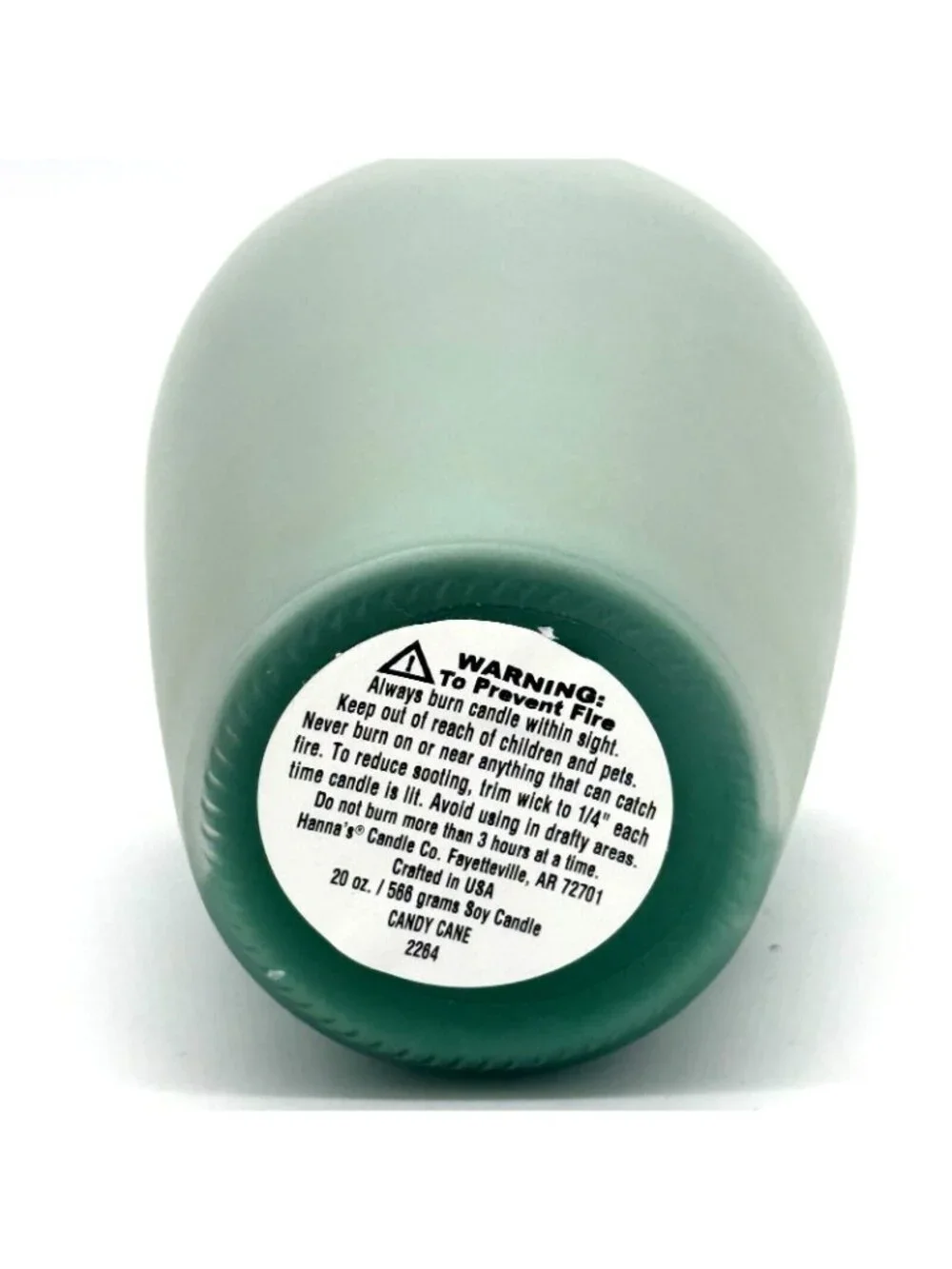 Christmas Soy Candle Peppermint Scented 20 Ounces US Made
